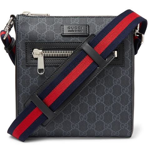 gucci men's supreme messenger bag|gg black small messenger bag.